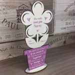 Personalised Nanny Poem Gift For Birthday Mothers Day Flower