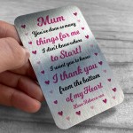 Mum Gift For Birthday Mothers Day Card Personalised Thank You