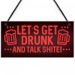 Funny Man Cave Sign Alcohol Beer Gift Home Bar Garden Sign