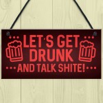 Funny Man Cave Sign Alcohol Beer Gift Home Bar Garden Sign