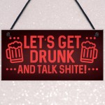 Funny Man Cave Sign Alcohol Beer Gift Home Bar Garden Sign