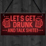 Funny Man Cave Sign Alcohol Beer Gift Home Bar Garden Sign