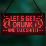 Funny Man Cave Sign Alcohol Beer Gift Home Bar Garden Sign