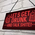 Funny Man Cave Sign Alcohol Beer Gift Home Bar Garden Sign