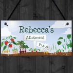 Personalised Hanging Garden Plaque Allotment Shed Sign Mum Gift