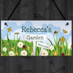 Garden Plaque Summer House Sign Personalised Welcome Sign