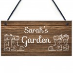 Garden Sign Shabby Chic Summerhouse Shed Sign Personalised