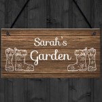 Garden Sign Shabby Chic Summerhouse Shed Sign Personalised