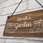 Garden Sign Shabby Chic Summerhouse Shed Sign Personalised