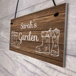 Garden Sign Shabby Chic Summerhouse Shed Sign Personalised