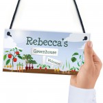 Greenhouse Sign For Garden Personalised Welcome Sign Home Gift