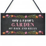 Garden Sign Personalised Outdoor Summerhouse Shed Plaque