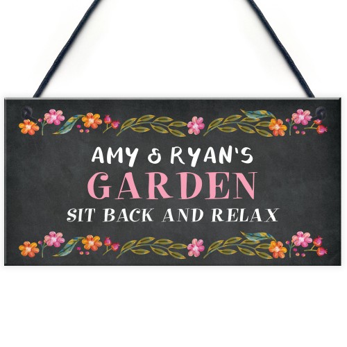 Garden Sign Personalised Outdoor Summerhouse Shed Plaque