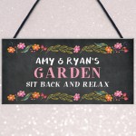 Garden Sign Personalised Outdoor Summerhouse Shed Plaque