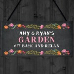 Garden Sign Personalised Outdoor Summerhouse Shed Plaque