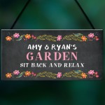 Garden Sign Personalised Outdoor Summerhouse Shed Plaque