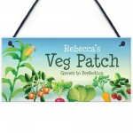 Personalised Veg Patch Sign Summerhouse Garden Shed Sign