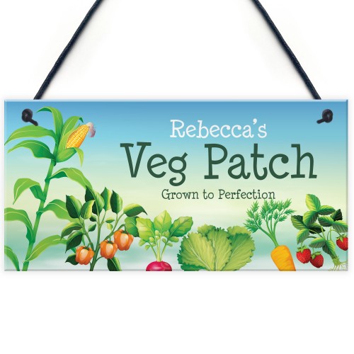 Personalised Veg Patch Sign Summerhouse Garden Shed Sign