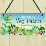 Personalised Veg Patch Sign Summerhouse Garden Shed Sign