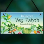 Personalised Veg Patch Sign Summerhouse Garden Shed Sign