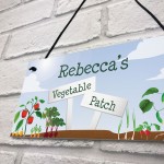 Personalised Vegetable Patch Sign Outdoor Garden Shed Sign