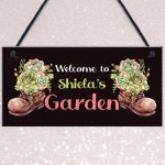 Personalied Garden Sign Wall Sign For Summerhouse Shed Plaque