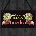 Personalied Garden Sign Wall Sign For Summerhouse Shed Plaque