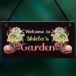 Personalied Garden Sign Wall Sign For Summerhouse Shed Plaque