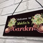 Personalied Garden Sign Wall Sign For Summerhouse Shed Plaque