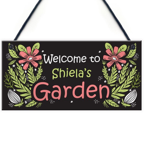 Outdoor Garden Summerhouse Sign Personalised Family Gift