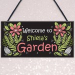 Outdoor Garden Summerhouse Sign Personalised Family Gift