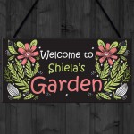 Outdoor Garden Summerhouse Sign Personalised Family Gift