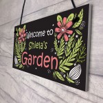 Outdoor Garden Summerhouse Sign Personalised Family Gift