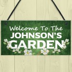 Personalised Garden Welcome Signs Novelty Garden Shed Decor