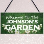 Personalised Garden Welcome Signs Novelty Garden Shed Decor