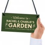 Garden Sign Personalised Welcome Home Gift Summerhouse Sign