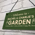 Garden Sign Personalised Welcome Home Gift Summerhouse Sign