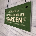 Garden Sign Personalised Welcome Home Gift Summerhouse Sign