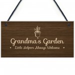 Personalised Garden Sign Nanny Grandma Nan Nanna Gift Home Gift