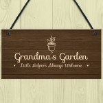 Personalised Garden Sign Nanny Grandma Nan Nanna Gift Home Gift