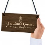 Personalised Garden Sign Nanny Grandma Nan Nanna Gift Home Gift