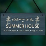 Novelty Summer House Signs Garden Shed Plaques Home Decor