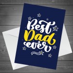 Quirky Dad Birthday Card From Daughter Son Best Dad Fathers Day