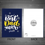 Quirky Dad Birthday Card From Daughter Son Best Dad Fathers Day