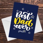 Quirky Dad Birthday Card From Daughter Son Best Dad Fathers Day