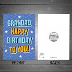 Quirky Grandad Birthday Card From Granddaughter Grandson Card