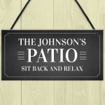 Personalised Patio Sign Garden Shed Summerhouse Sign New Home