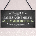 Personalised Summer House Garden Shed Sign Novelty Home Decor