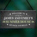 Personalised Summer House Garden Shed Sign Novelty Home Decor