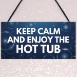 Funny Hot Tub Sign Quote Hot Tub Accessories Garden Summerhouse